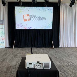 Projector Rental in Pittsburgh, projector screen