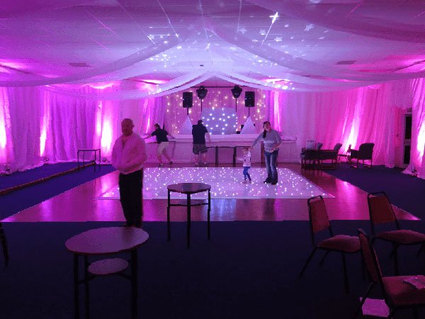 Uplighting for Special Events and Wedding Lighting